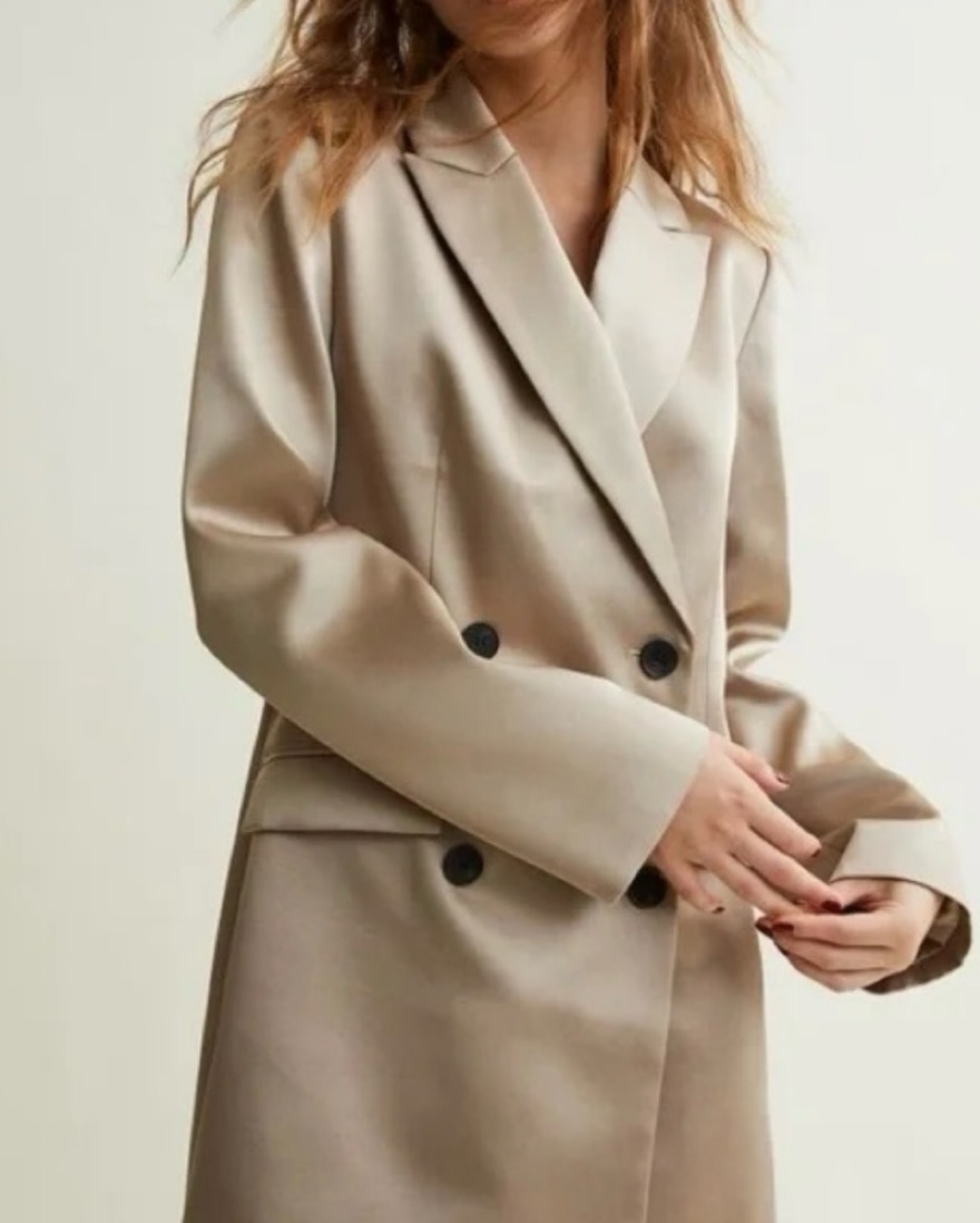 h&m satin blazer dress H&M | Dresses | Hm Black Satin Blazer Dress