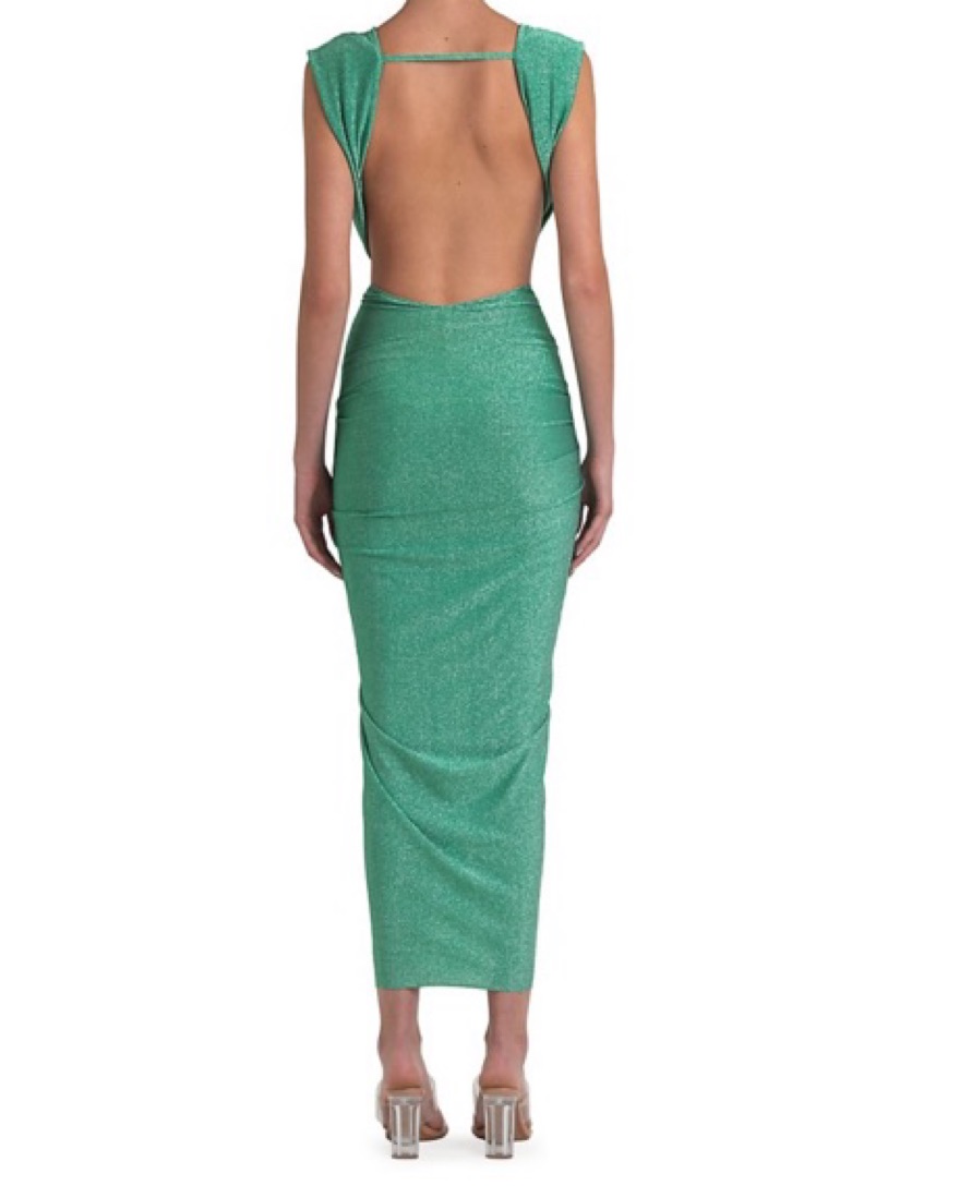 baobab mia ruched maxi dress Baobab Women's Mia Ruched Maxi Dress In Cristal