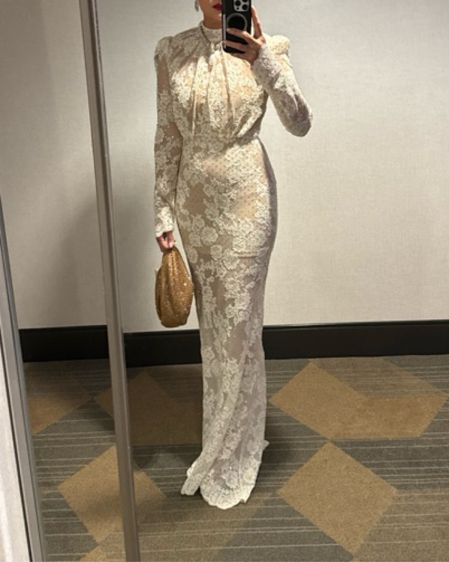 ワンピース SELF PORTRAIT LACE LONG DRESS Self-Portrait Lace maxi dress Self-Portrait