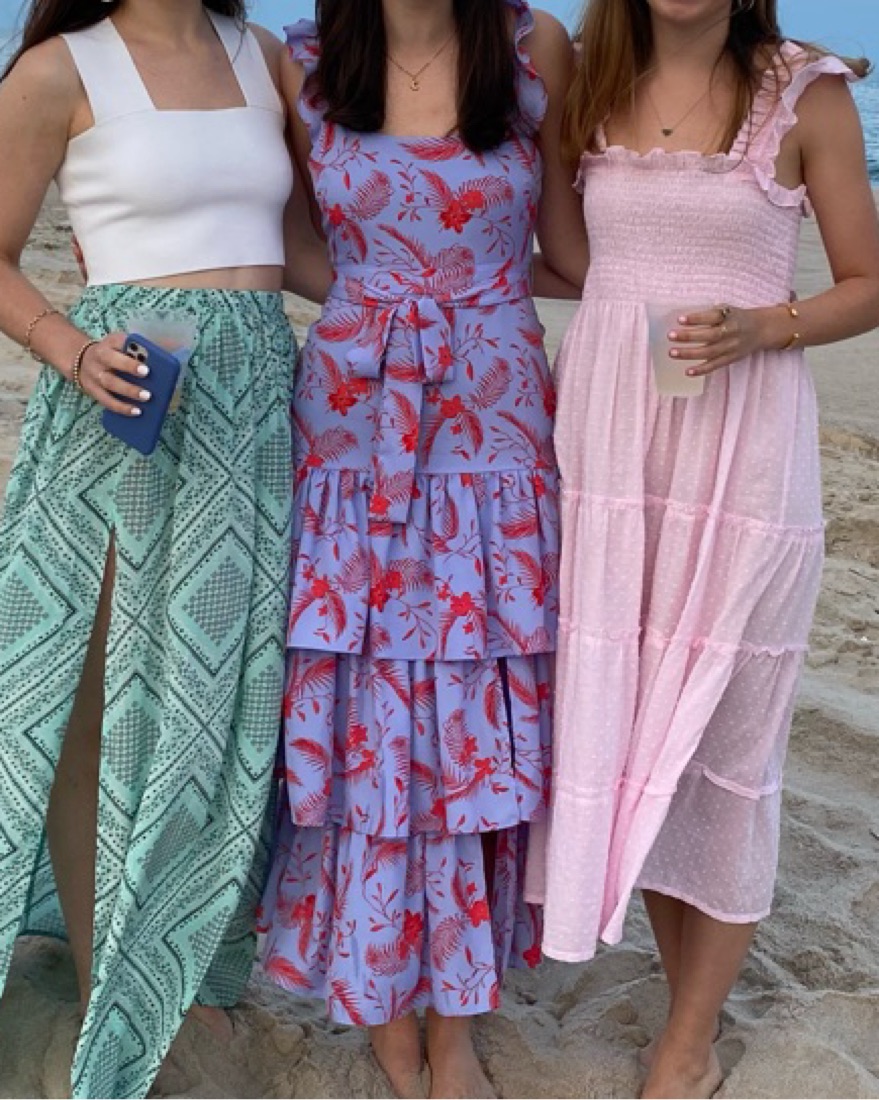Likely tiered floral dress sale
