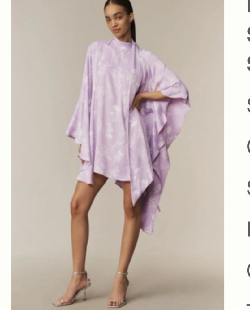 anthropologie purple floral dress NWT Anthropologie Maxi Dress Purple Floral Ruffle Full Tiered size S