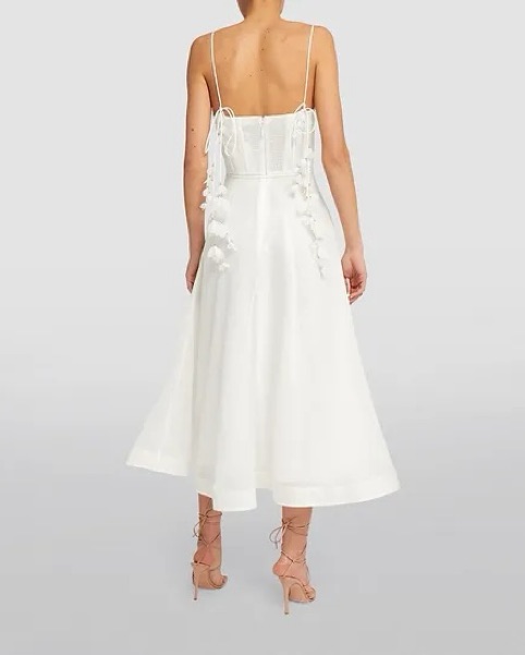 Zimmermann Wonderland Midi Corset Dress by Zimmermann - Pickle