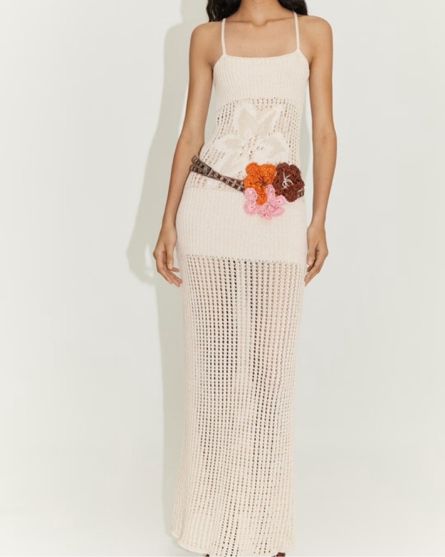 SIEDRS X MANGO FLORAL KNITTED MAXI-DRE by SIEDRES - Pickle