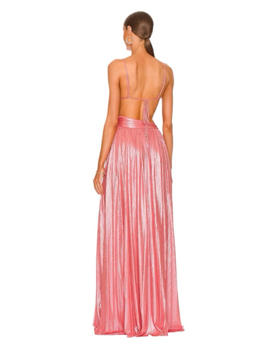 retrofete pink maxi dress Retrofete Skye Dress in Pink