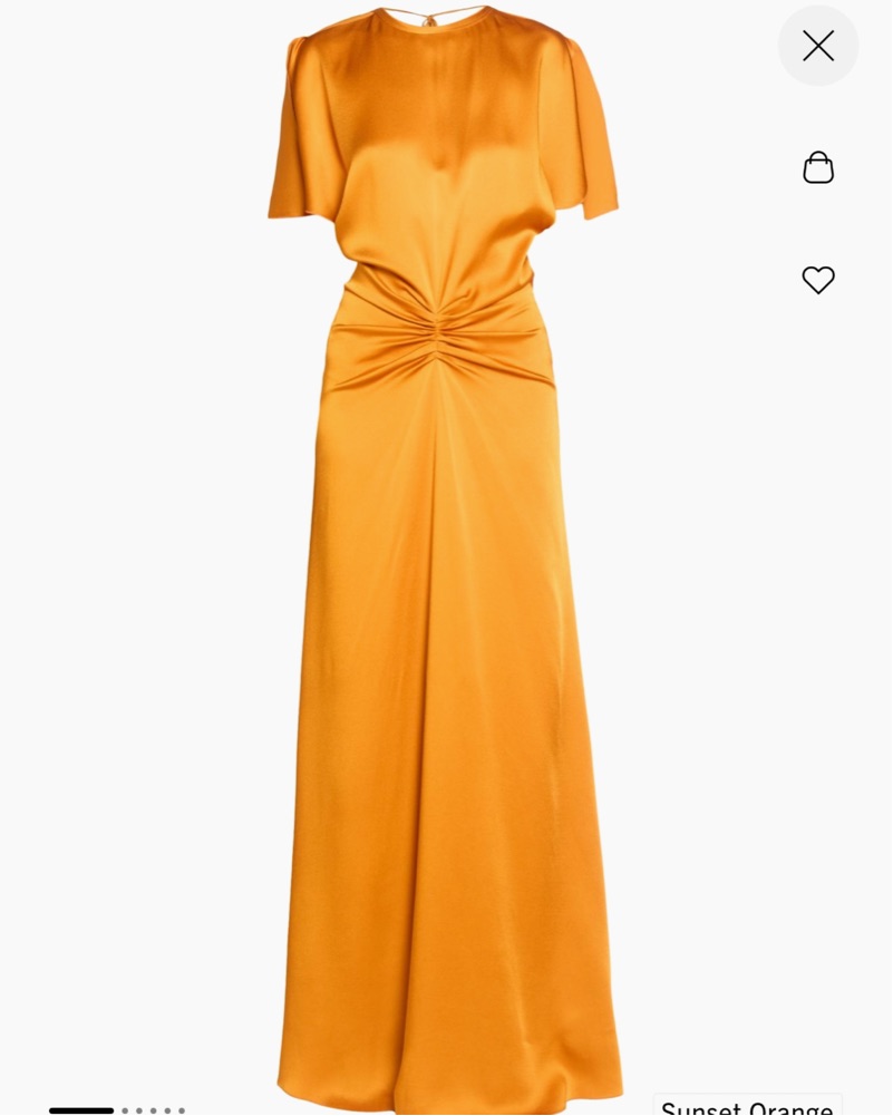 Victoria Beckham Gathered Maxi Gown by Victoria Beckham - Pickle
