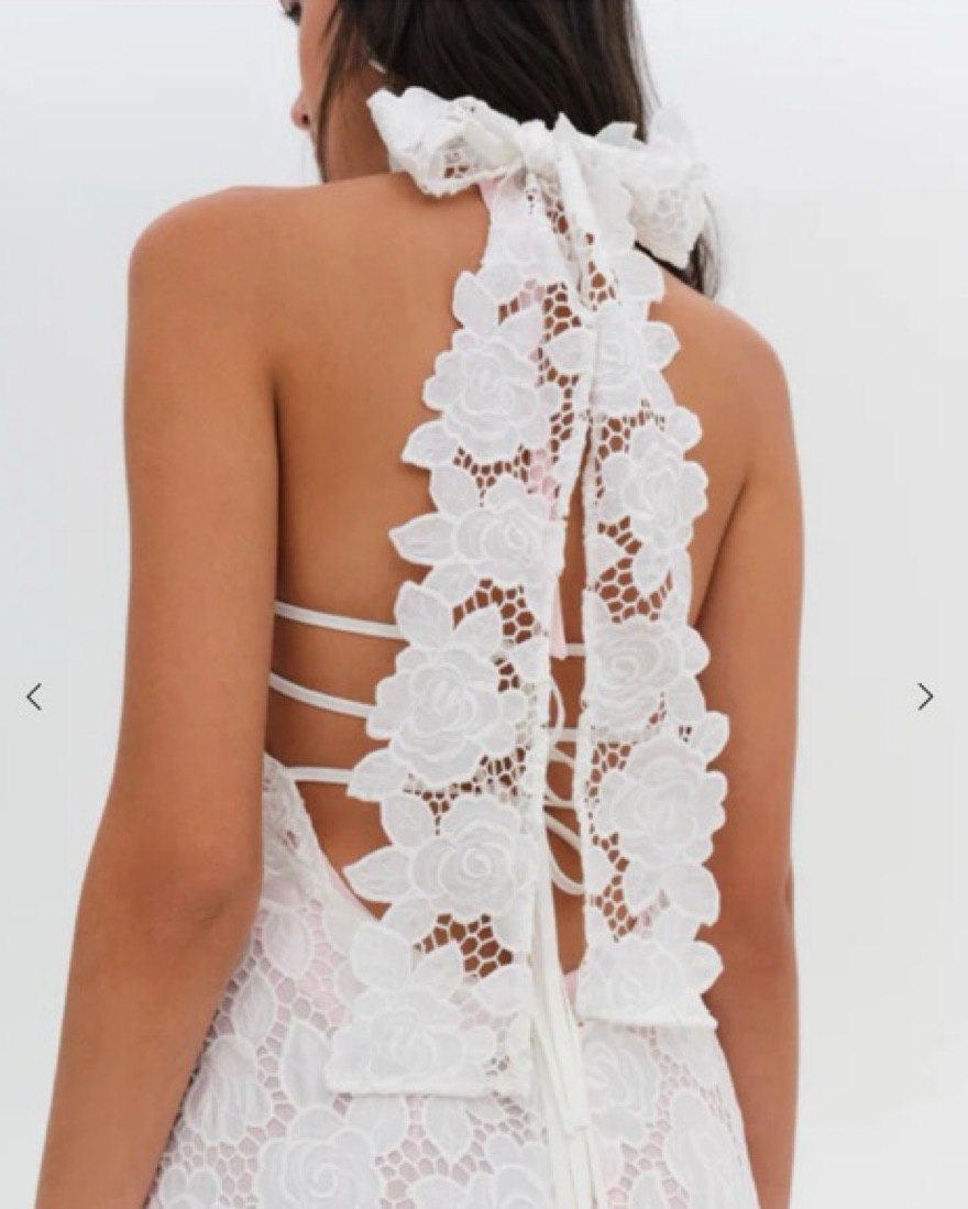 For Love & Lemons Astoria Lace Maxi by For Love & Lemons - Pickle