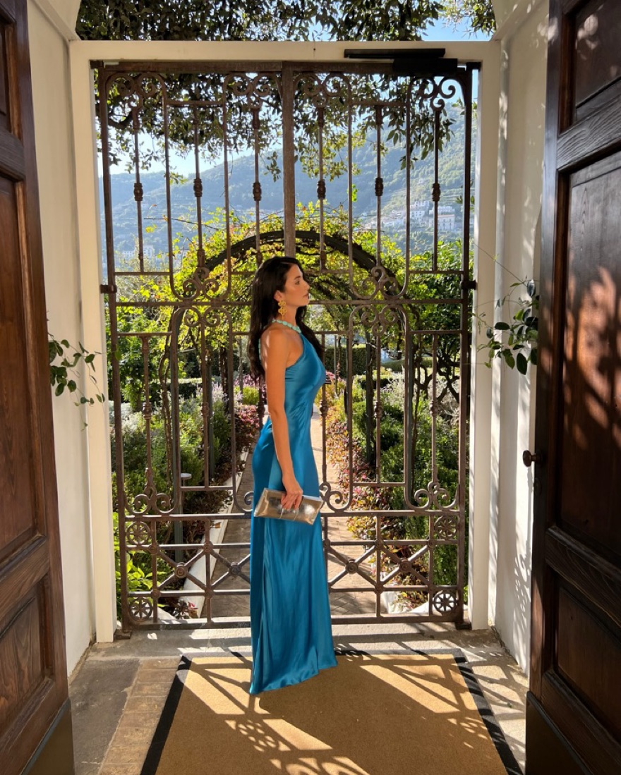 Staud Cadence Dress Island Blue by Staud - Pickle