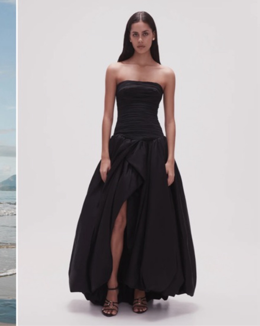 AJE Violette Bubble Hem Maxi Dress by Aje - Pickle