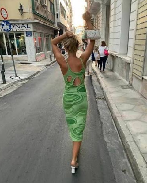 knitted bodycon dress long sleeve Long Sleeve Bodycon Dress Elegant Maxi for Women – ZINNTRA main image 0