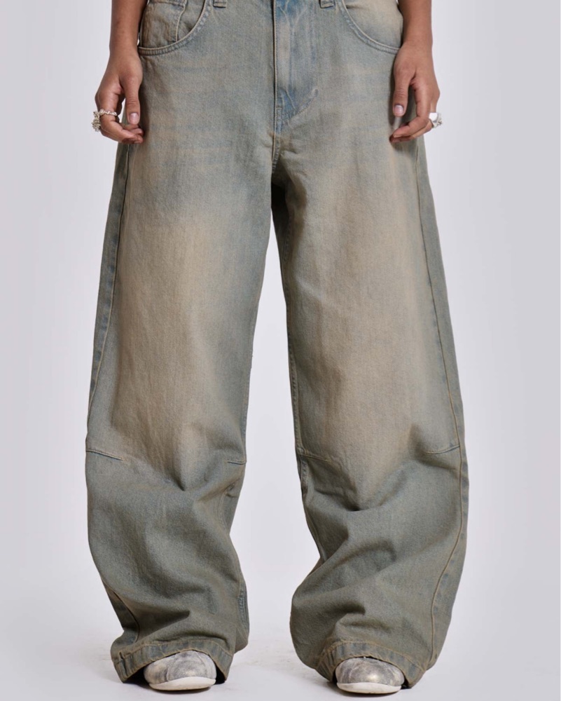 パンツ Jeded London Light Wash Colossus Jeans Jaded London Light Wash Colossus Jeans by Jaded London - Pickle