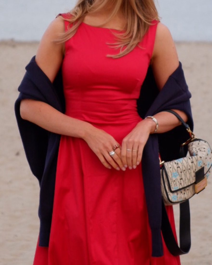 colorful dress midi Lady Black Tie - Cater To You Multi Color Midi Dress