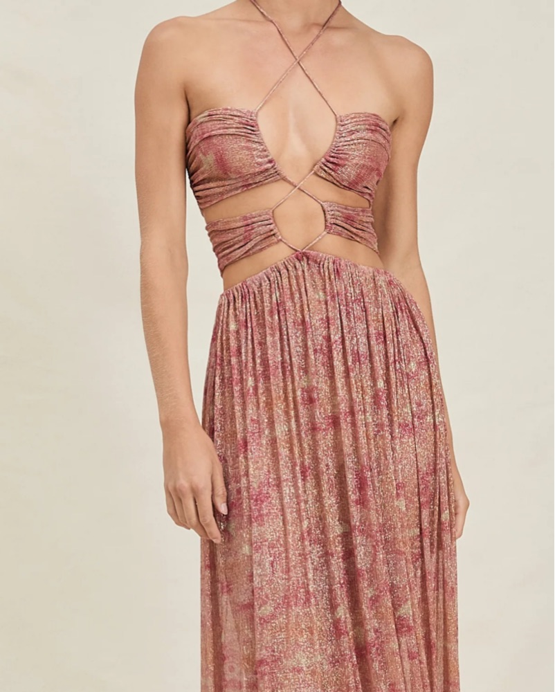 pink goddess dress Blush Pink Ethereal Grecian Goddess Off Shoulder Beach Prom Dress Size 8 / Pink / Regular Chiffon
