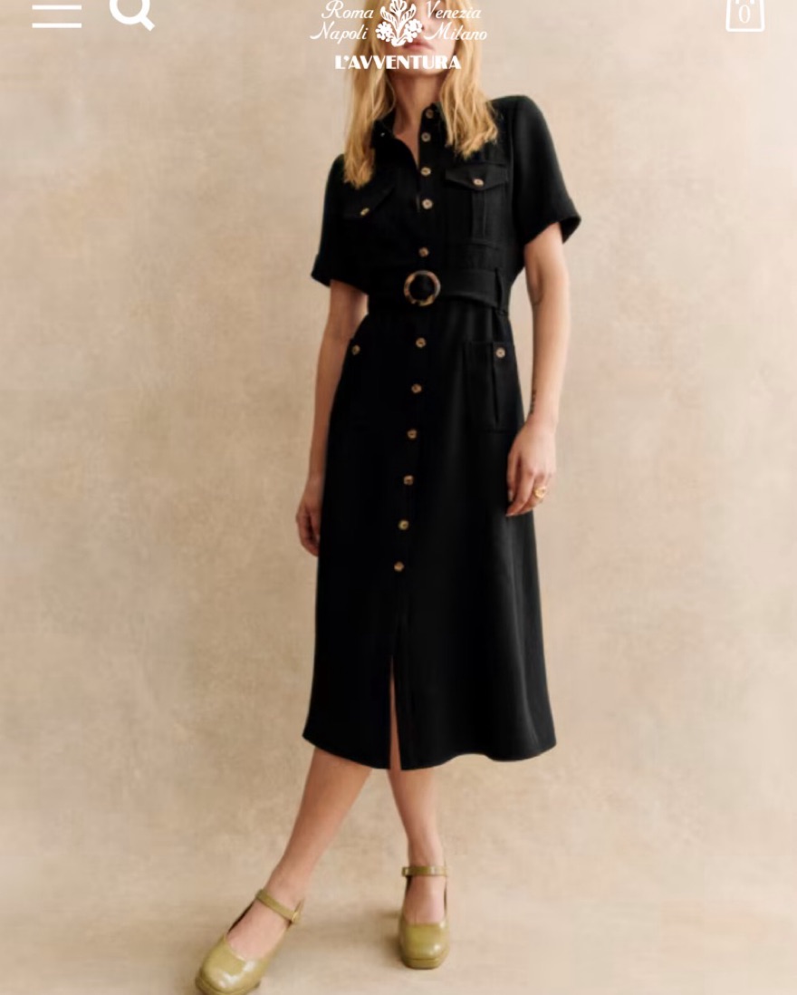 Sezane Black Dress by Sezane - Pickle