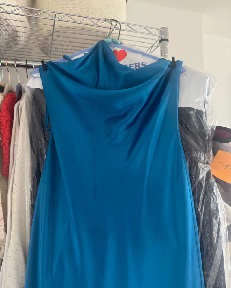 cadence dress island blue Staud Cadence Dress Dune