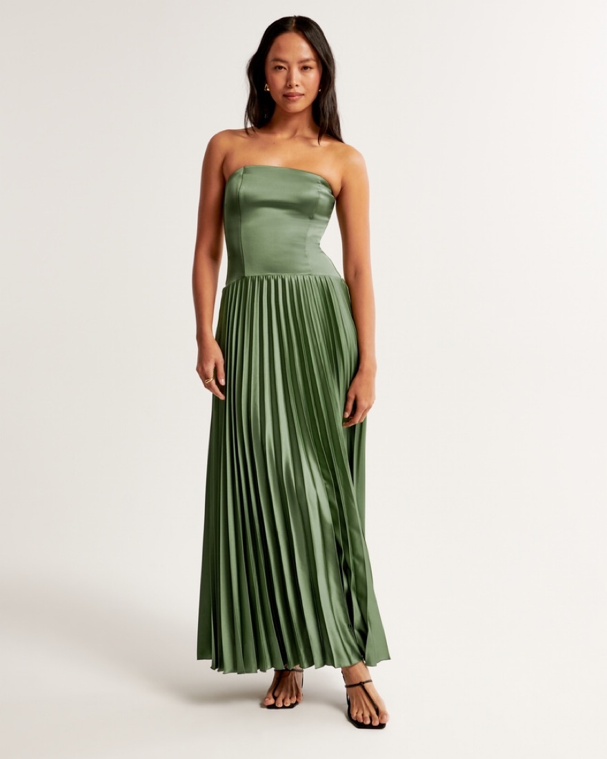 Green Abercrombie Giselle Dress by Abercrombie and Fitch - Pickle