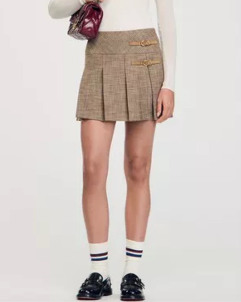 【PORTERNA】Horen check short skirt Amazon.com: Plaid Short Skirt for Women Summer Casual A-line