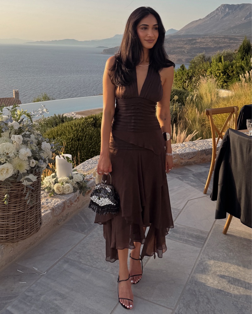 BCBG Y2K dress brown by BCBGMAXAZRIA - Pickle