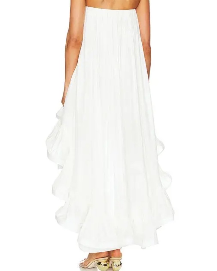 Hemant & Nandita High-Low Maxi Dress by Hemant & Nandita - Pickle