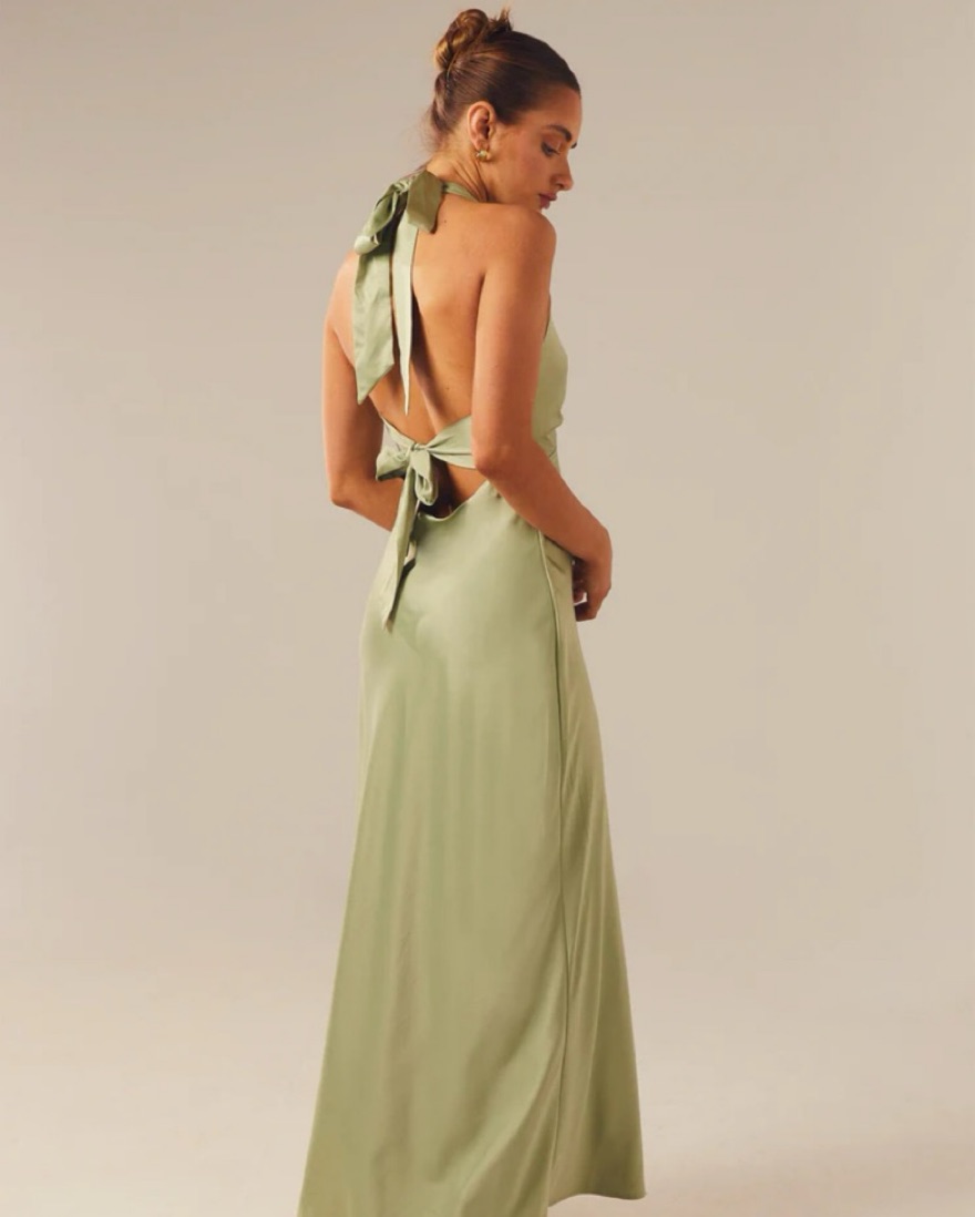 peppermayo green dress Vietta Sequin Cami Micro Mini Dress main image 1