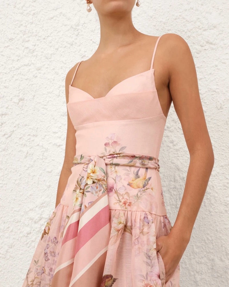 Zimmerman Rebellion Fitted Picnic Dress by Zimmermann - Pickle