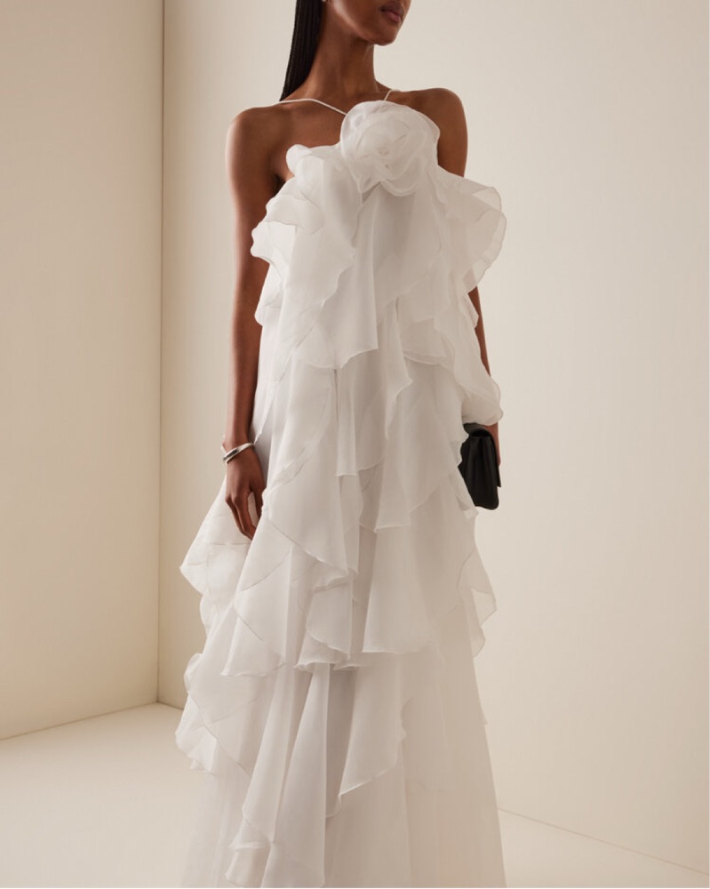 Aje Pandorea Layered Maxi Dress by Aje - Pickle