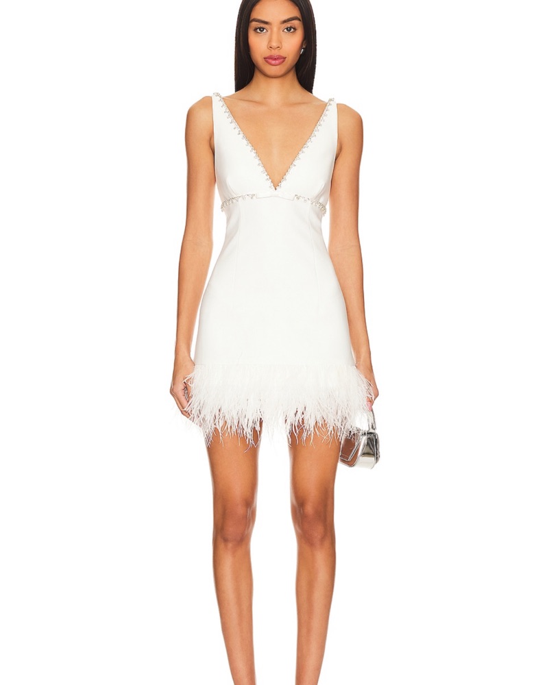 Nora Dress in White by LIKELY by Likely - Pickle