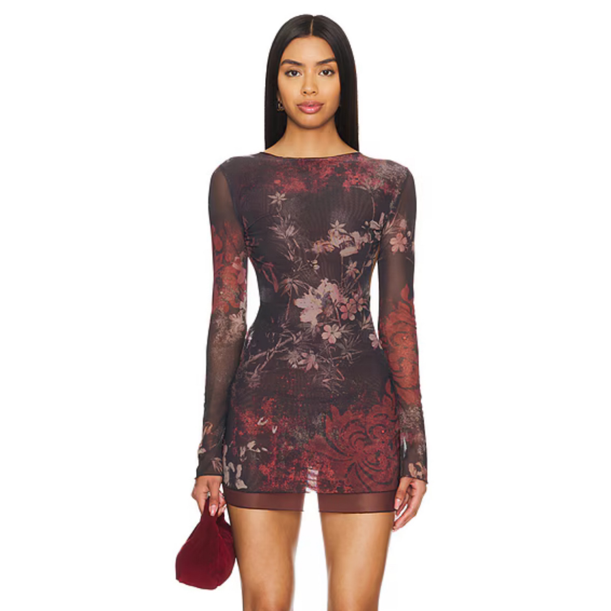 leather pleated mini dress Luxe RUDSAK SOLANGE Black Pleated Leather Skirt