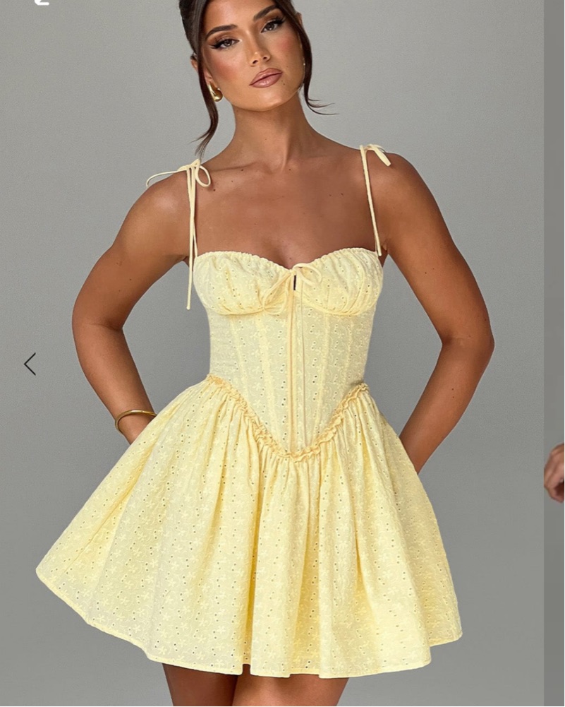 Babyboo Yellow Mini dress by Babyboo - Pickle