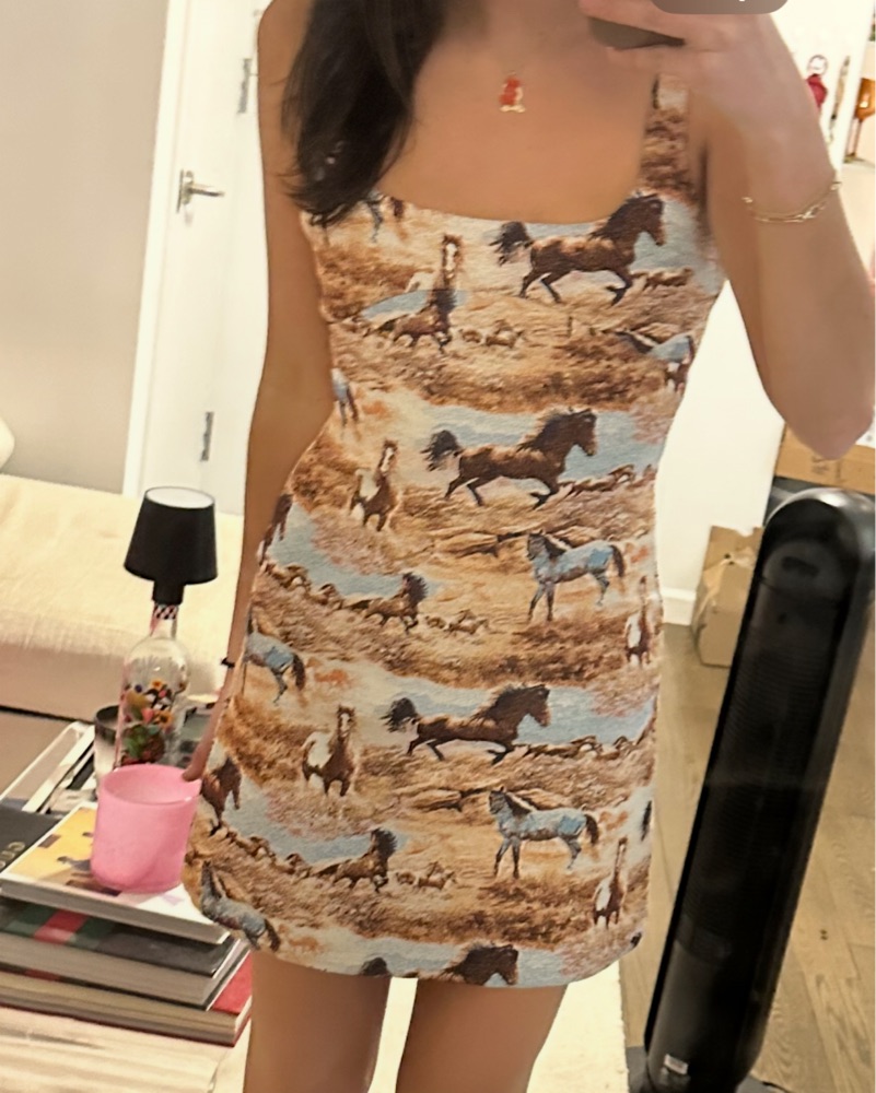 Horse Dress by The Vintage Shop - Pickle