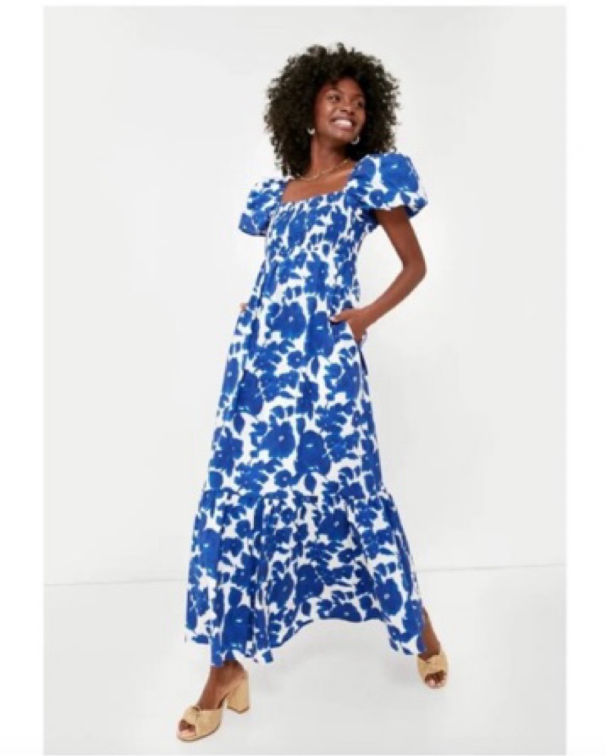 Tuckernuck Blue And White Floral Dress by Tuckernuck - Pickle