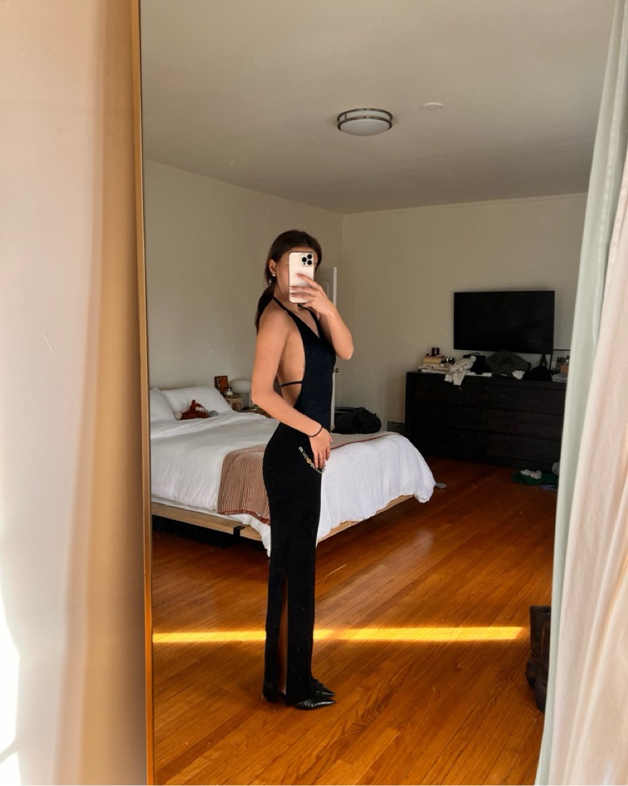 aya muse black dress Aya Muse semi-sheer Maxi Dress | Black