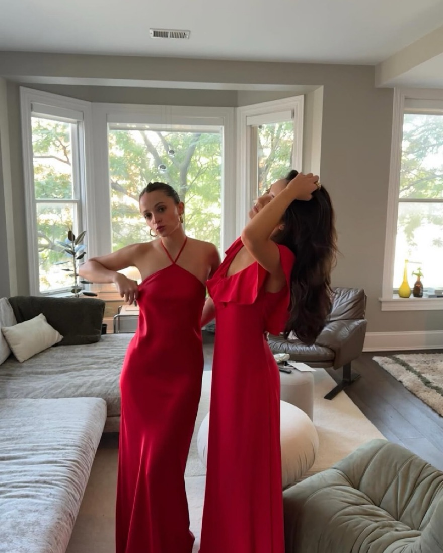Red Wedding Guest Dress - Bernadette by Bernadette - Pickle