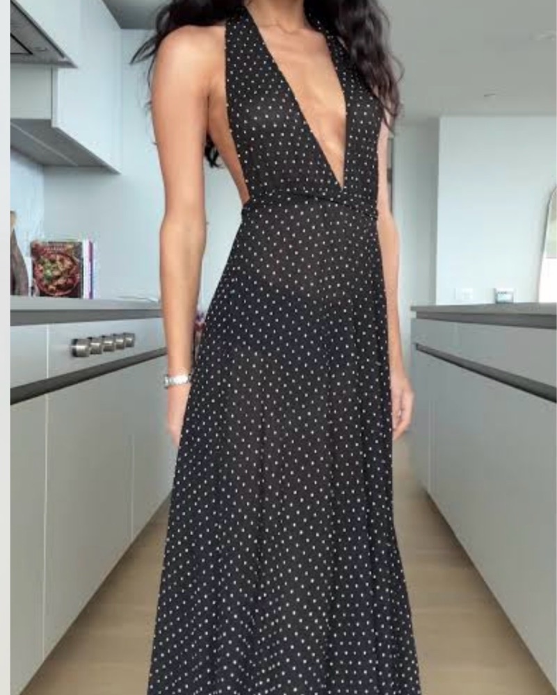 District Maxi Dress by Lioness - Pickle