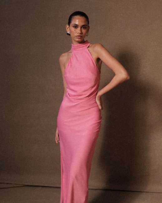 hot pink hoco dresses 2021 Sparkly Hot Pink Sequins Backless Homecoming Dresses SH604