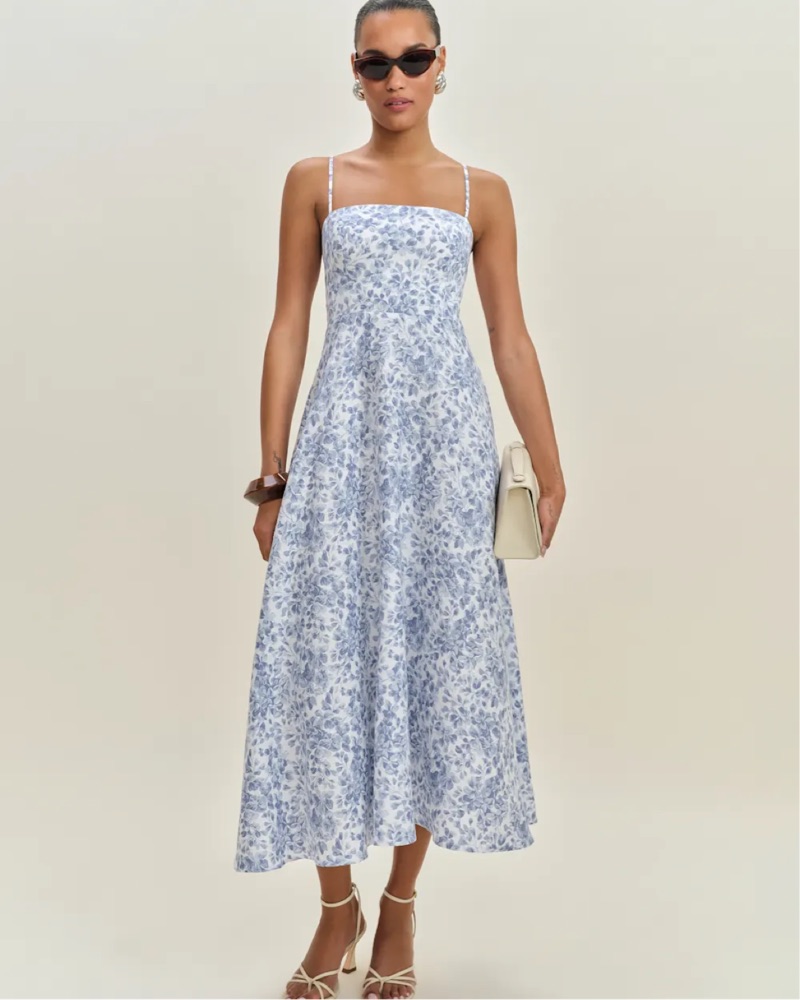 short sleeve white linen dress Boden Women's Occasion Short Linen Dress in White main image 1