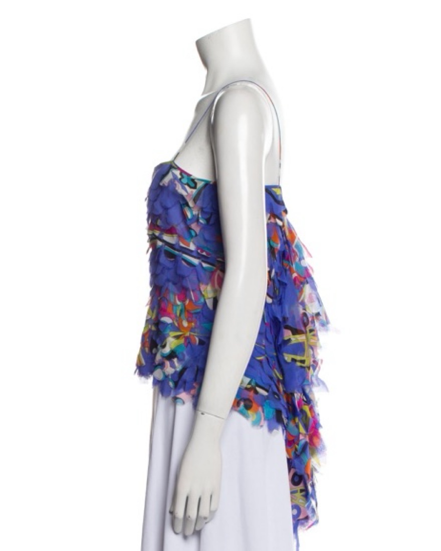 み*ん様 EMILIO PUCCI SILK ビジュー付きターバン Vintage Emilio Pucci Silk Printed Top | Pickle