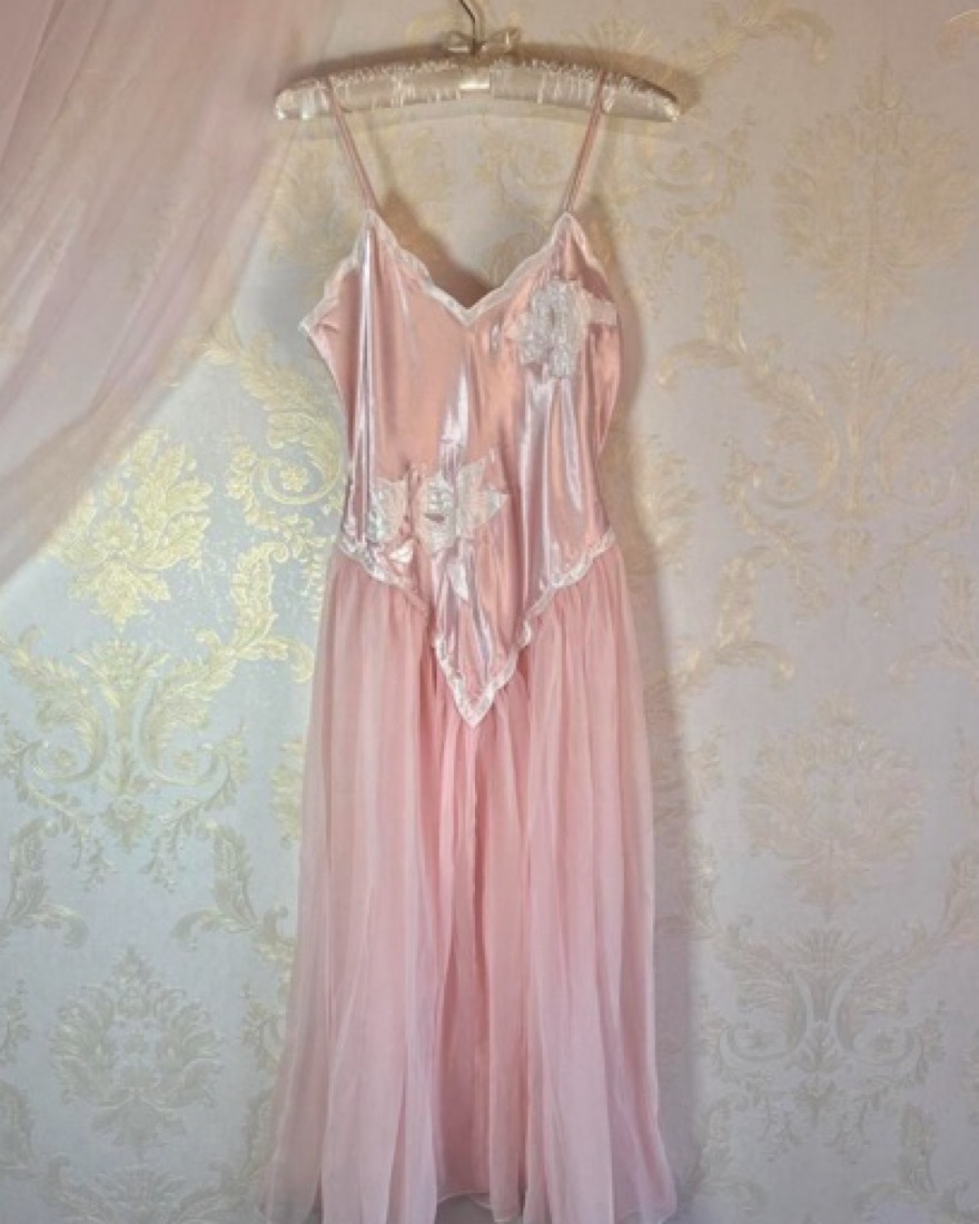 Vintage Victorias Secret Pink Dress by Victoria's Secret - Pickle