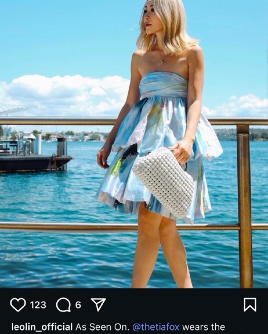 Leo Lin Daphne Mini Bubble Dress by Leo Lin - Pickle