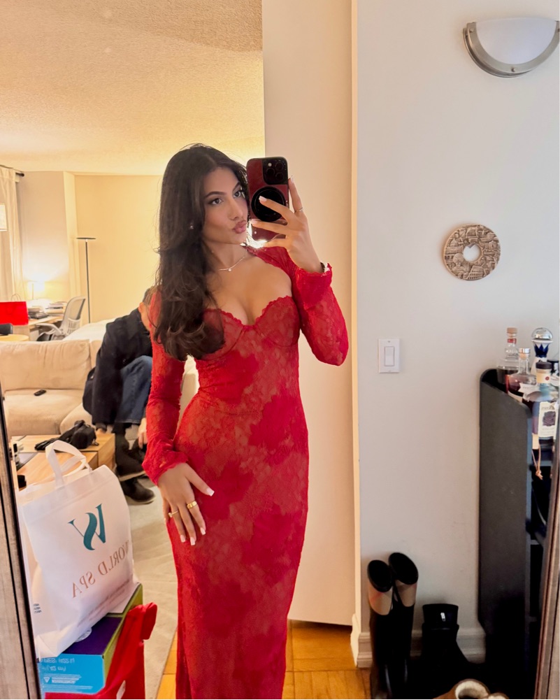 House of CB Red Lace Dress by House of CB - Pickle