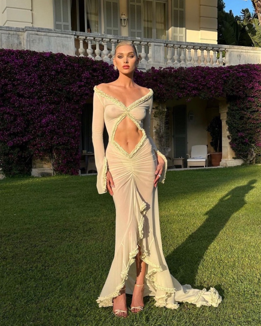 kendall jenner cut out dress dupe Helsa Hilma Kendall Jenner Gown Dupe! by Helsa