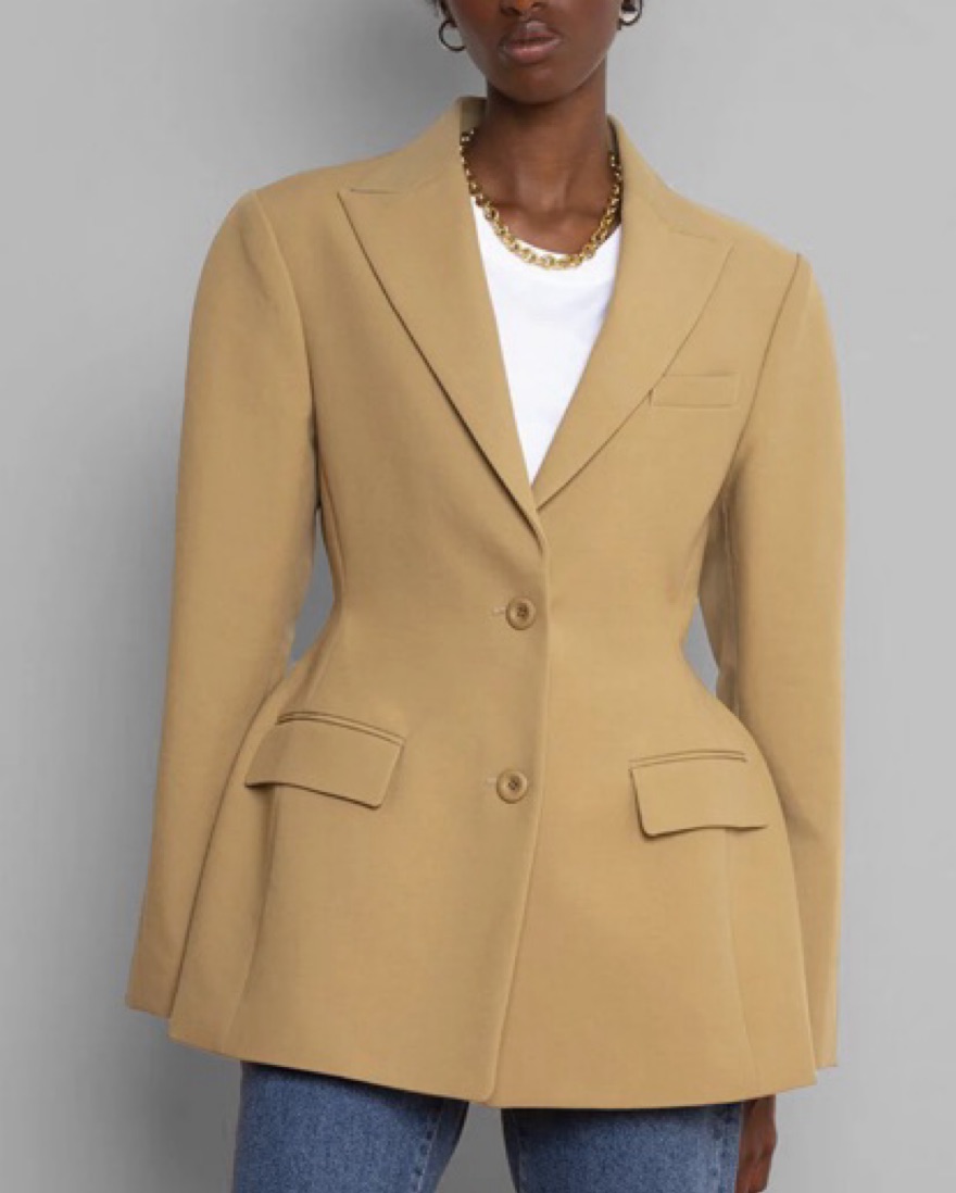 【SALE】HOURGLASS ジャケット Colette Hourglass Blazer - White – The Frankie Shop