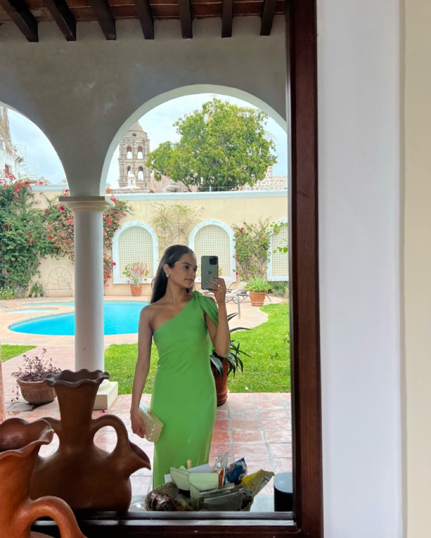 Cult Gaia Kamila Green Dress by Cult Gaia - Pickle
