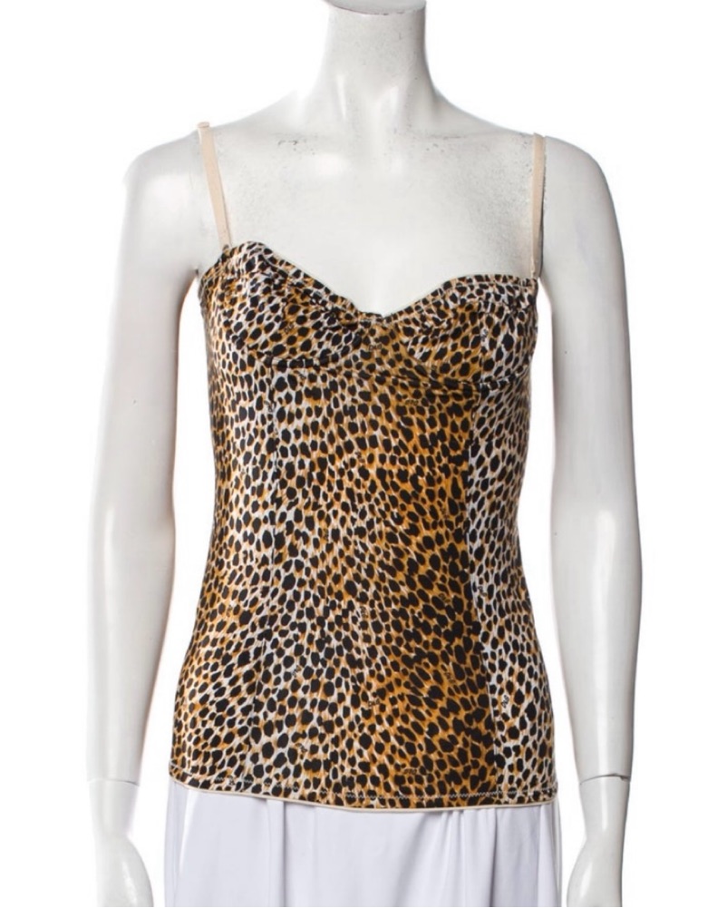トップス D&G DOLCE&GABBANA Leopard Camisole 13713710_17000912_600.jpg