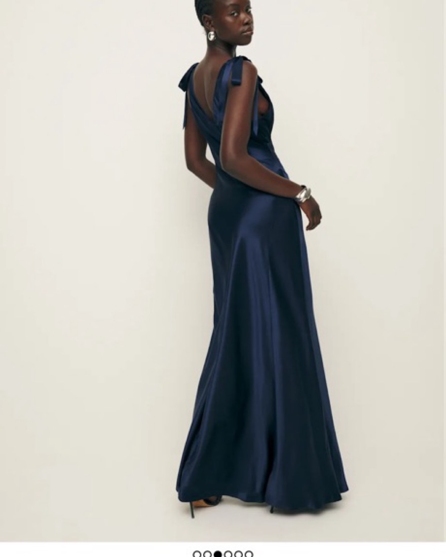reformation jeany silk dress dupe Reformation Jeany Silk Dress | Blue