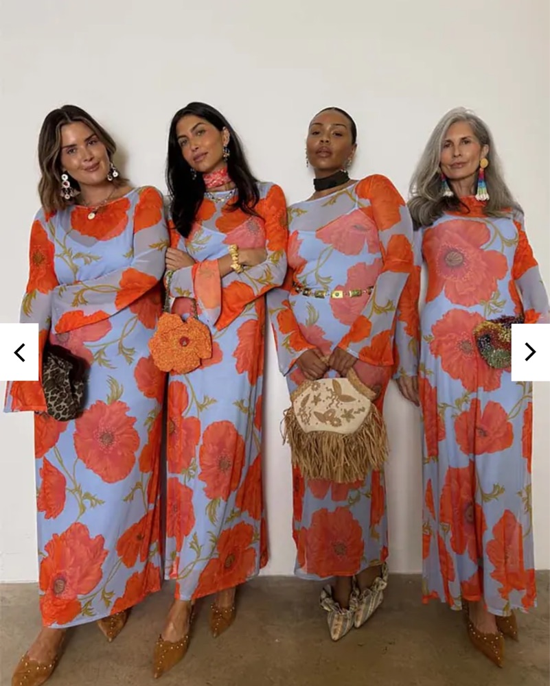 midi dresses for spring SPRING FLORALS MIDI DRESS