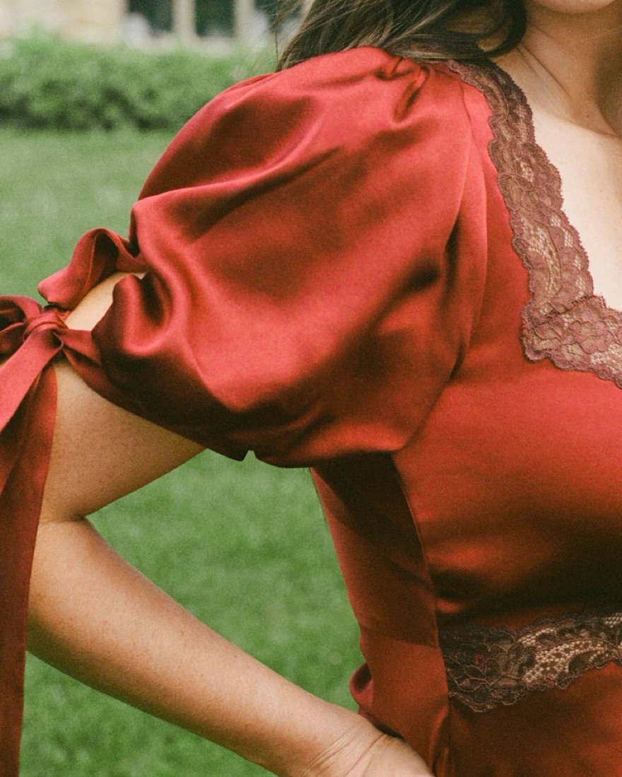 stella silk dress reformation x kacey musgraves Stella Silk Dress | Kacey x Reformation by Reformation