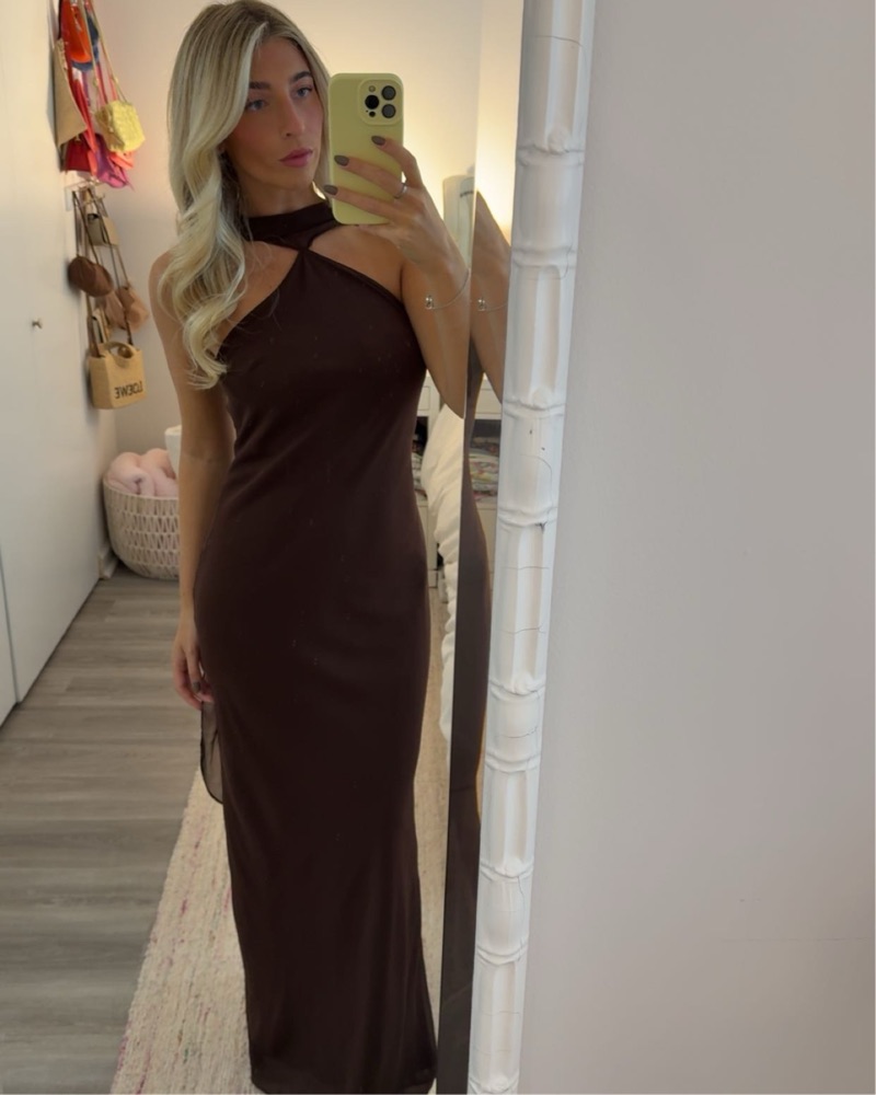 Amanda Uprichard Ashton Maxi Dress by Amanda Uprichard - Pickle