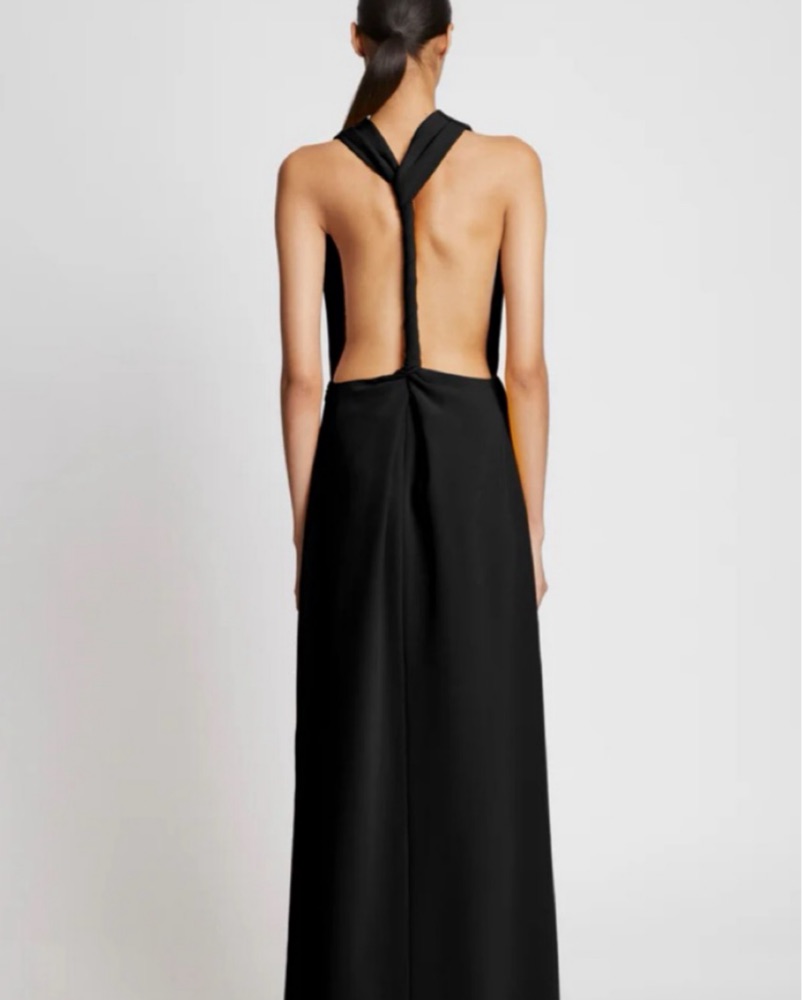 proenza schouler faye backless dress Proenza Schouler Faye Backless Twist Back Dress