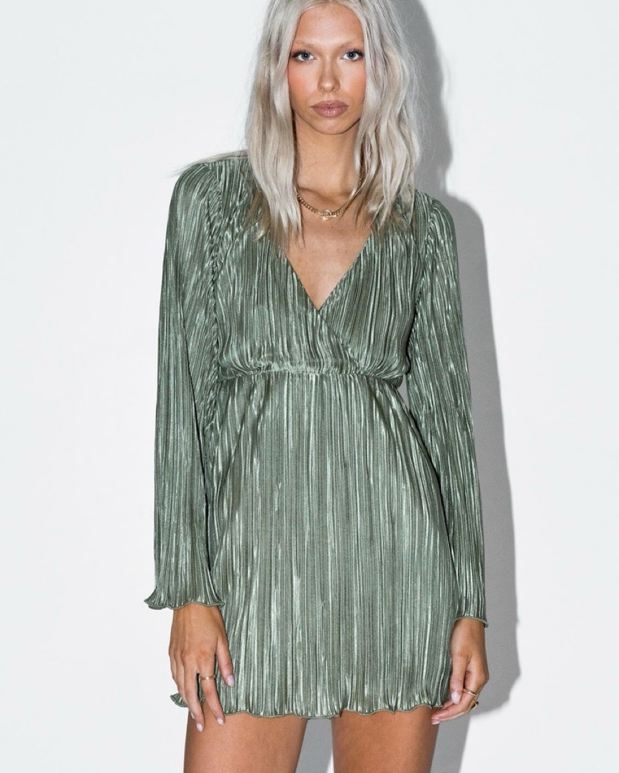 princess polly dress green Kenzie Mini Dress Green