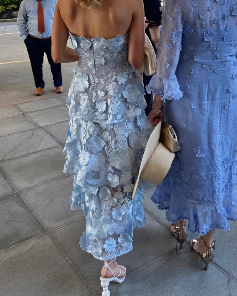 elliatt selene cocktail midi dress blue Selene Cocktail Midi Dress Blue  Elliatt